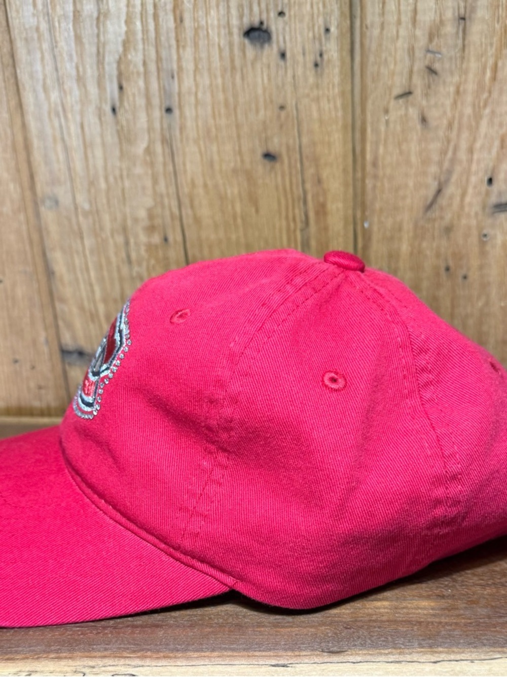 Montreal Canadiens ’47 Brand Red Rhinestone Logo Adjustable Strapback Cap - Picture 3 of 8